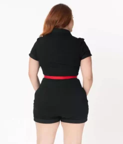 Lucinda's New Black Patsy Romper