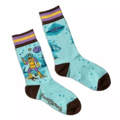 Lucinda's 1950s Astronaut Unisex Socks New