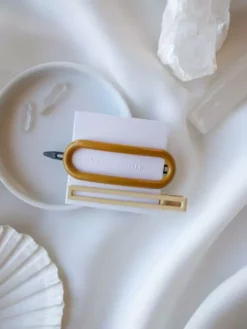 Lucinda's Mustard Hair Clip Set New