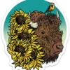 Lucinda's Buffalo Meadowlark Sticker