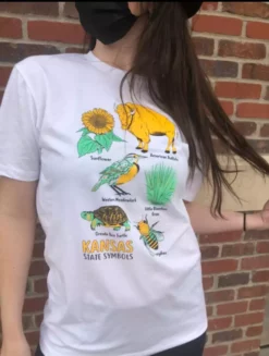 Lucinda's New Kansas Symbols Tee