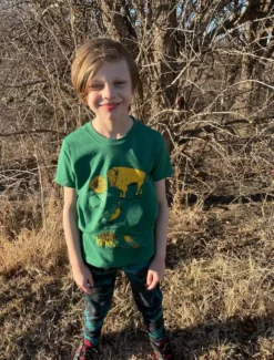 Lucinda's Kansas Symbols Tee-Big Kid New