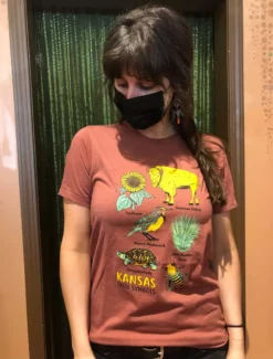 Lucinda's New Kansas Symbols Tee