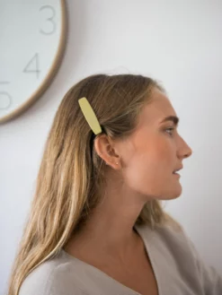 Lucinda's Olive Hair Clip Duo