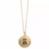 Lucinda's Wichita Bee Locket Necklace Jewelry
