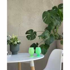 Lucinda's Acapulco Stemm Silicone Wine Glasses New