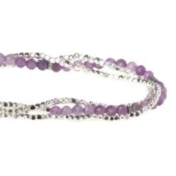 Lucinda's New Delicate Amethyst Wrap Bracelet