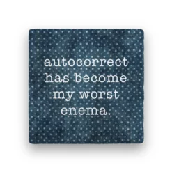 Lucinda's Wichita Gifts Autocorrect Coaster