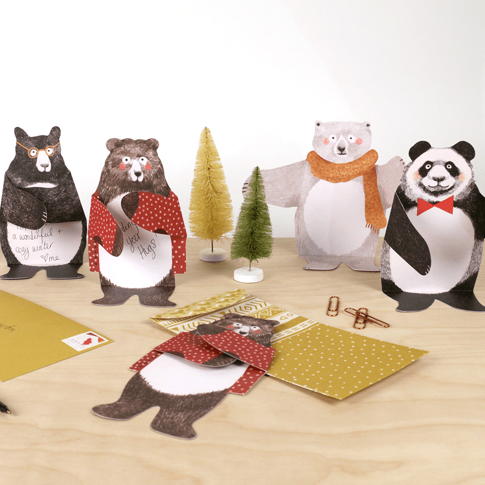 Lucinda's Bear Hugs Notecards 5 Lucinda's Bear Hugs Notecards