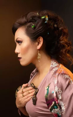 Lucinda's Bee & Laurel Earrings