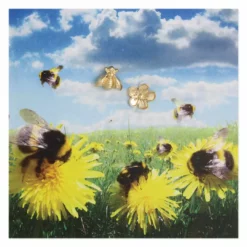 Lucinda's Bee And Flower Studs