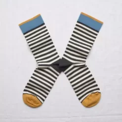 Lucinda's Black & White Striped Socks