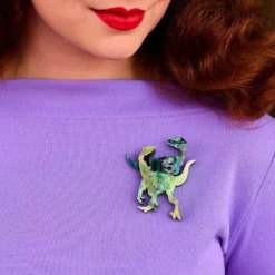 Lucinda's Bloody Rapt Brooch By Erstwilder