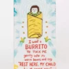 Lucinda's Wichita I Want A Burrito Dish Towel New