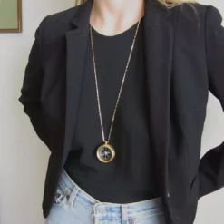 Lucinda's Trailblazer Compass Necklace New