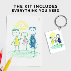 Lucinda's New Drawing Shrink Key Chain Kit