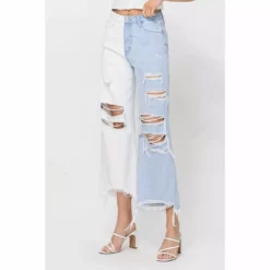 Lucinda's New Duo High Waisted Cropped Jeans