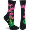 Lucinda's New Echinacea Socks