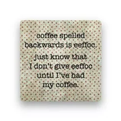 Lucinda's Wichita Gifts Eeffoc Coaster