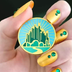 Lucinda's Emerald City Enamel Pin By Erstwilder New