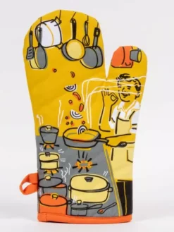 Lucinda's Man With A Pan Oven Mitt Father's Day