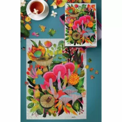 Lucinda's Mushroom Toomuchery 500 Pc Puzzle New