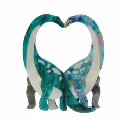 Lucinda's New Neck And Neck Brooch By Erstwilder