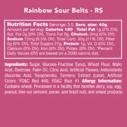 Lucinda's Rainbow Sour Belt Gummies New
