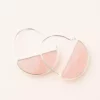 Lucinda's Rose Quartz Earrings New