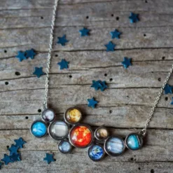 Lucinda's Solar System Necklace