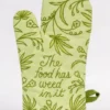 Lucinda's The Food Has Weed In It Oven Mitt New