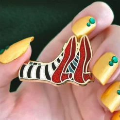 Lucinda's Wicked Witch Of The East Enamel Pin By Erstwilder