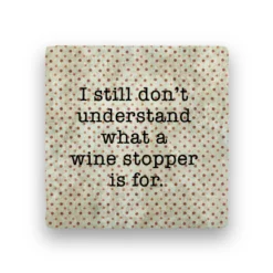 Lucinda's Wichita Gifts Wine Stopper Coaster